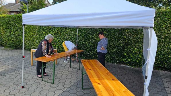 Der neue Pavillion steht :-)